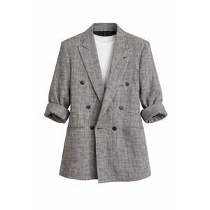 Vintage 70s/80s Mens Jones New York Silk Double Breasted Blazer 🖤🤍